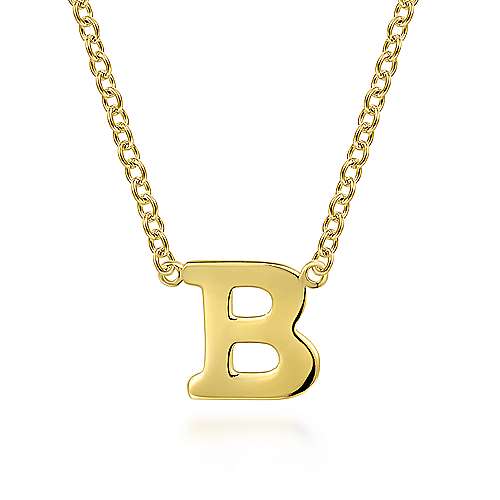 B Initial Necklace for Women Tiny Letter Necklace Dainty Initial Necklace  Silver B Necklace Gold Rose Gold - Etsy